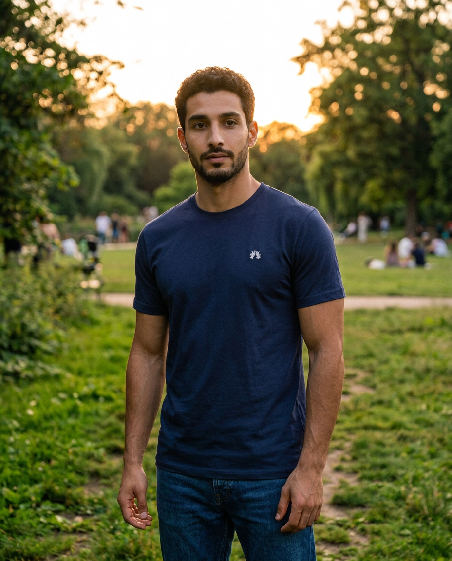 Infiniti T-Shirt Men – NAVY – Circular